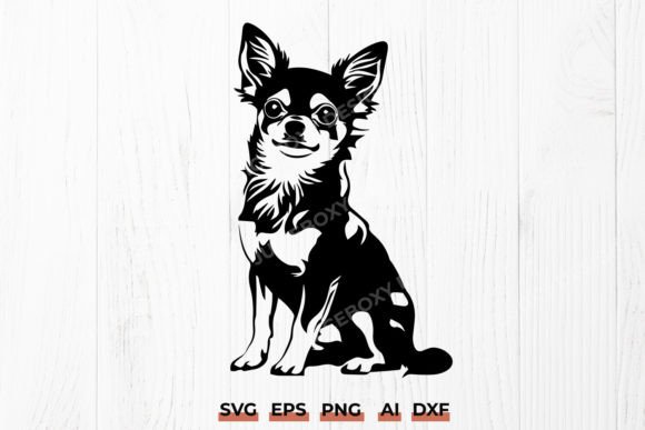Chihuahua Dog Head SVG Cut File