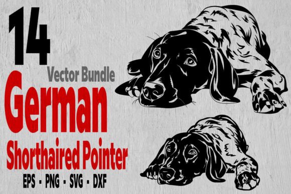 German Shorthaired Pointer Bundle Svg