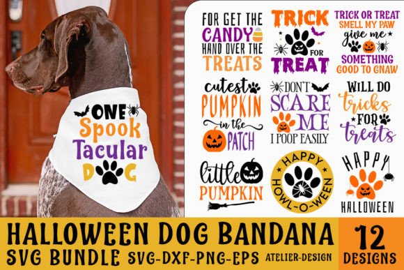 Halloween Bandana SVG Bundle