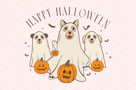 Halloween Spooky Dog Ghost Svg Png Paws