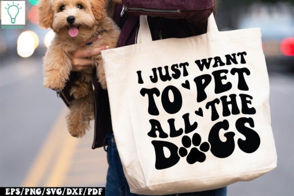 I Just Want to Pet All the Dogs Retro SV