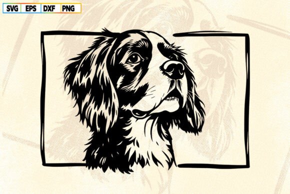 Lab Dog Outline Vector File