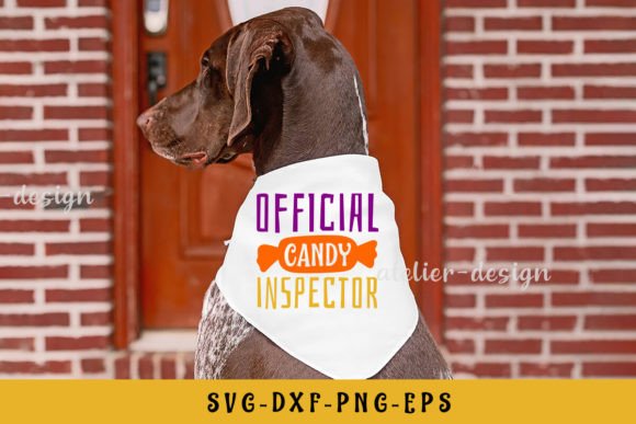 Official Candy Inspector Svg Dog