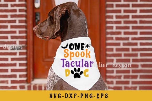 One Spook Tacular Svg Dog Bandana