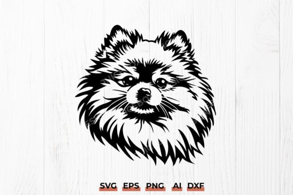Pomeranian Face SVG