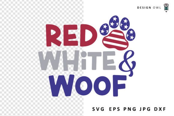 Red White and Woof SVG Review