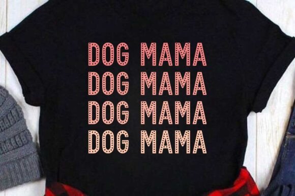 Retro Dog Mama Svg