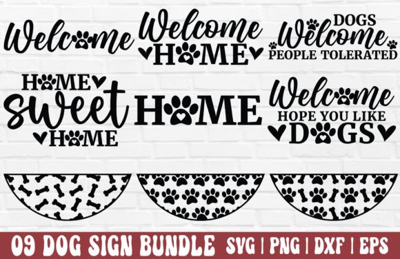 Round Welcome Sign SVG