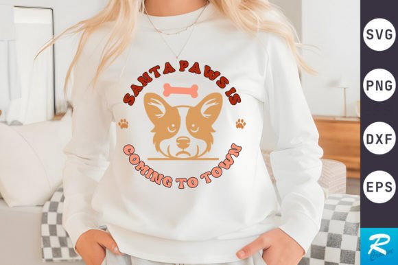 Santa Paws SVG Design