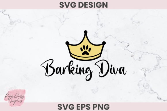 The Barking Diva SVG